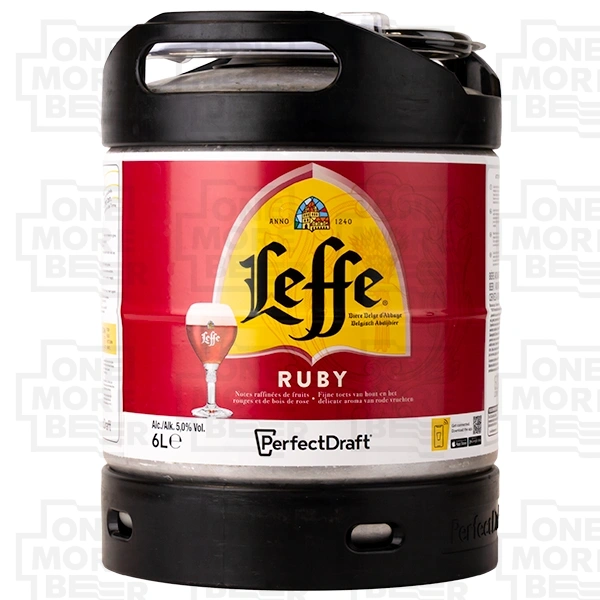 LEFFE RUBY KEG PERFECTDRAFT 6 L