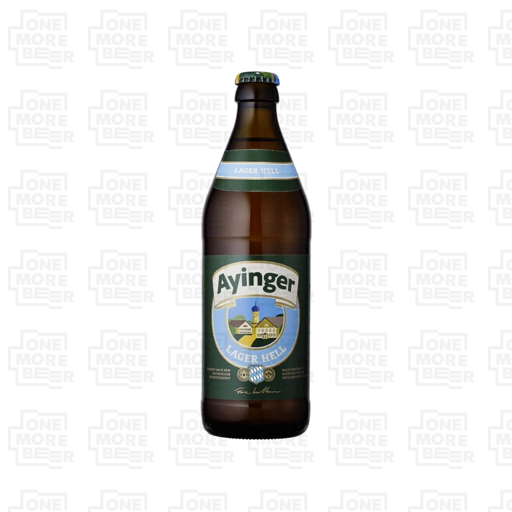 AYINGER LAGER HELL BUT. 0,5 L