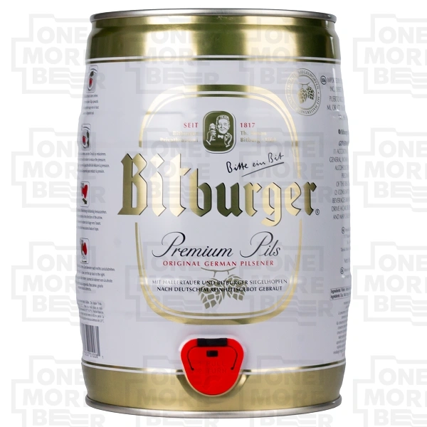 BITBURGER PREMIUM PILS PARTY - FASS 5 L