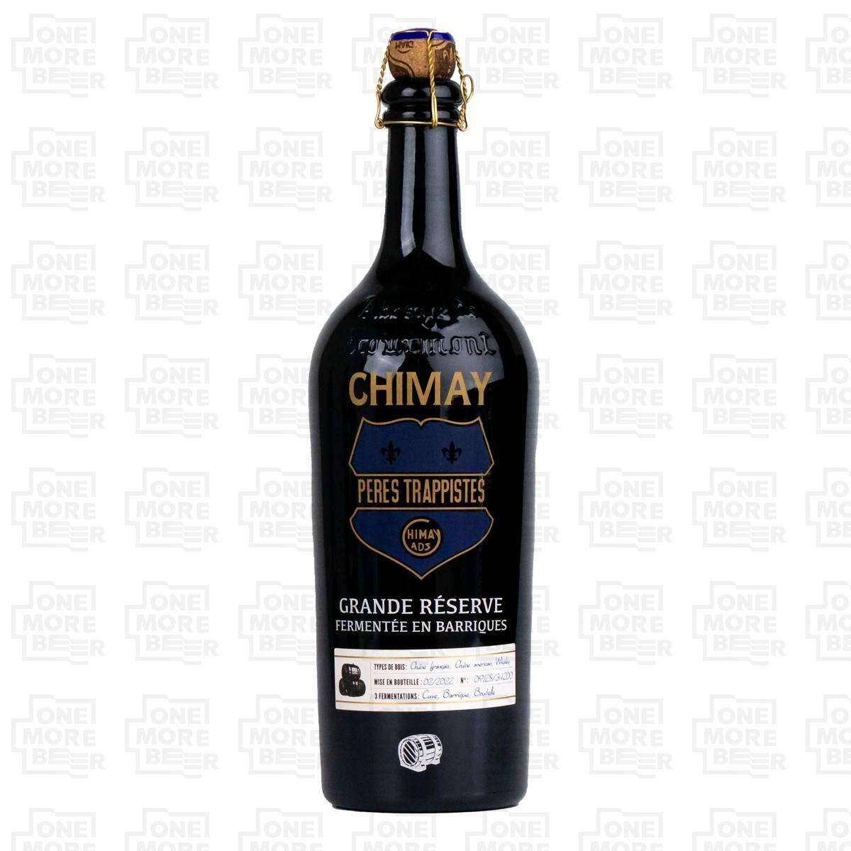 CHIMAY BLUE BARRIQUE WHISKY BUT. 0,75 L