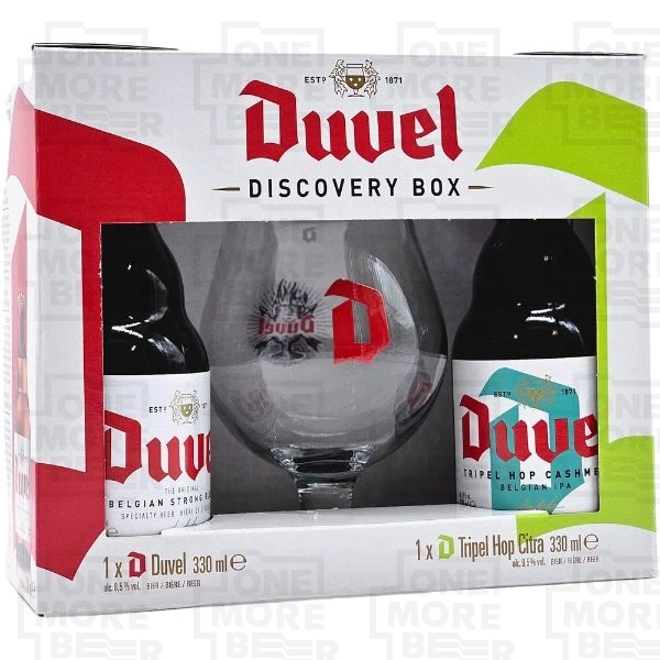 DUVEL ZESTAW  (2 x BUT. 0,33 L + SZKŁO) WYPRZEDAŻ