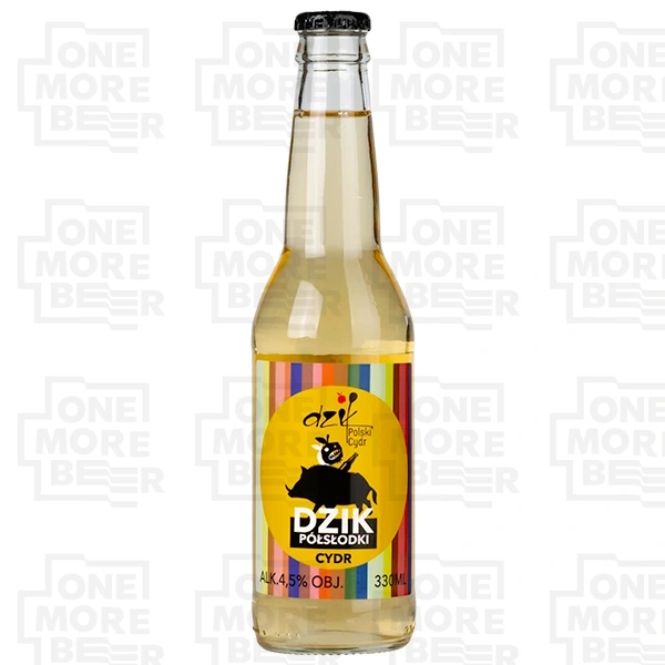 DZIK CYDR PÓŁSŁODKI BUT. 0,33 L