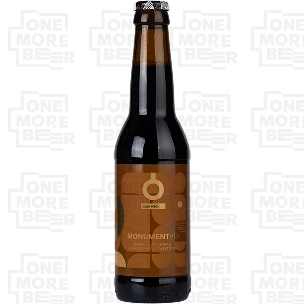 DZIKI WSCHÓD MONUMENT #19: IMPERIAL PEANUT & WAFFLE SWEET STOUT BOURBON BLEND BA BUT. 0,33 L