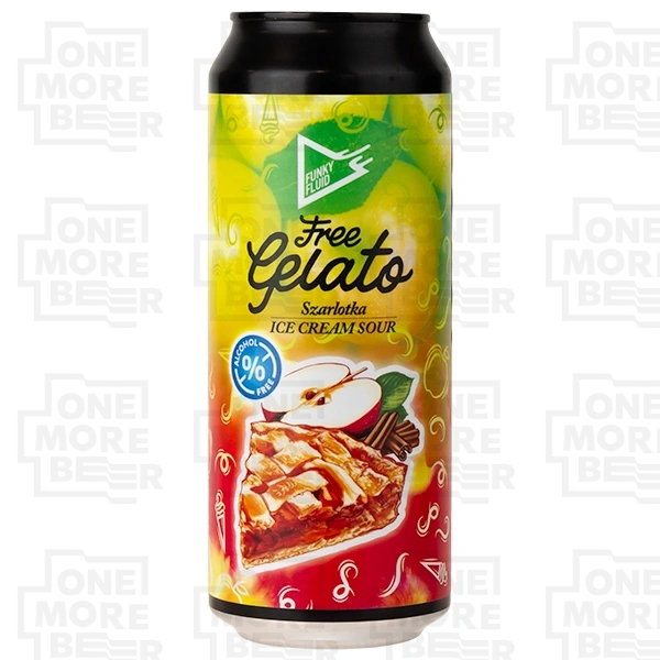 FUNKY FLUID FREE GELATO: SZARLOTKA PUSZKA 0,5 L