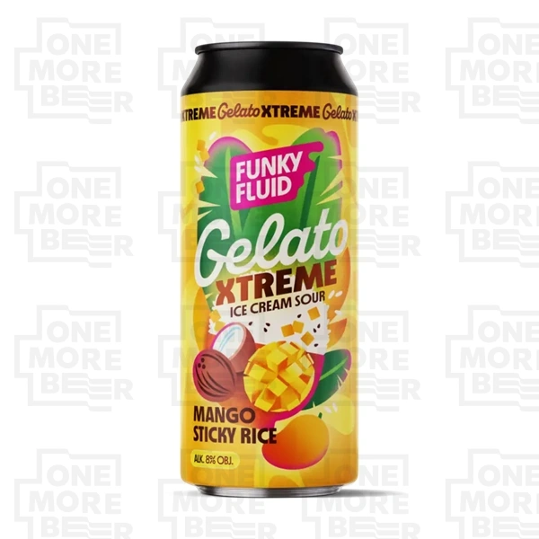 FUNKY FLUID GELATO XTREME: MANGO STICKY RICE PUSZKA 0,5 L