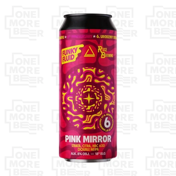 FUNKY FLUID PINK MIRROR PUSZKA 0,5 L