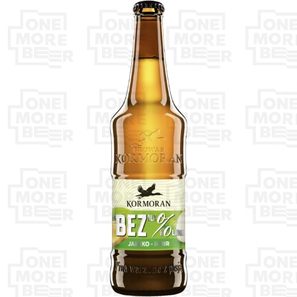 KORMORAN JABŁKO IMBIR BEZALKOHOLOWE BUT. 0,5 L