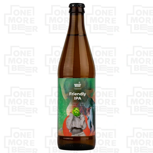 MAGIC ROAD FRIENDLY IPA BUT. 0,5 L data ważności 6.06.2025