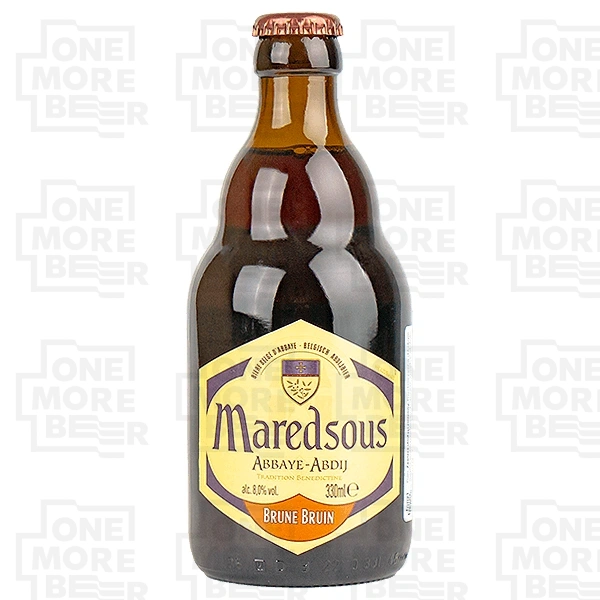 MAREDSOUS 8% BRUNE BUT. 0,33 L