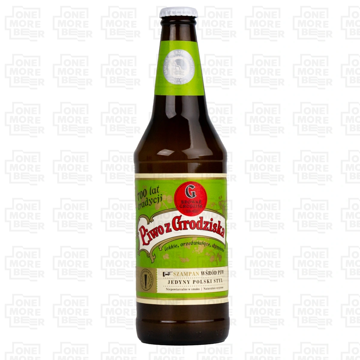 GRODZISKIE PIWO Z GRODZISKA BUT. 0,5 L