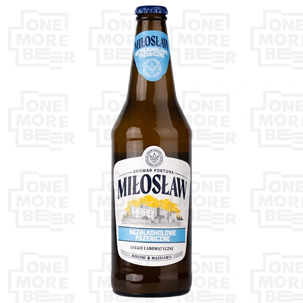 MIŁOSŁAW PSZENICZNE BEZALKOHOLOWE BUT. 0,5 L