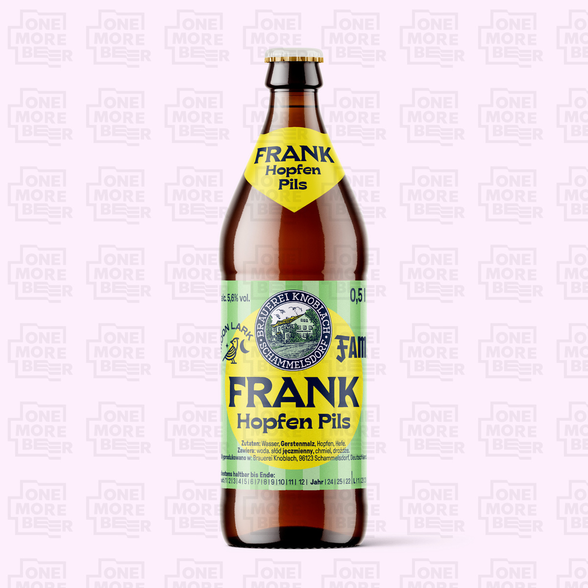 MOON LARK FRANK. HOPFEN PILS BUT. 0,5 L