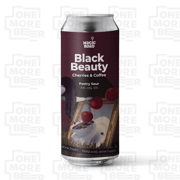 MAGIC ROAD BLACK BEAUTY CHERRIES & COFFEE PUSZKA 0,5 L