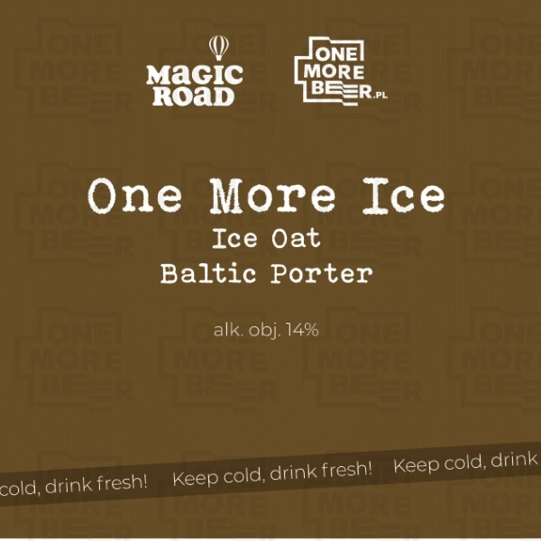 MAGIC ROAD ONE MORE ICE - ICE OAT BALTIC PORTER BUT. 0,33 L