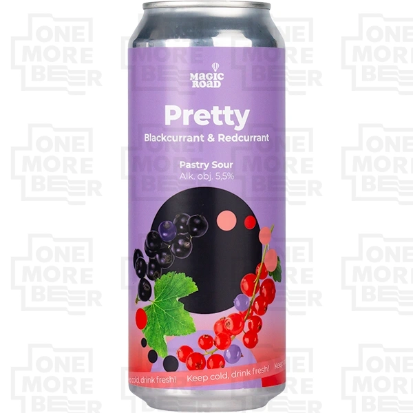 MAGIC ROAD PRETTY BLACKCURRANT & REDCURRANT PUSZKA 0,5 L