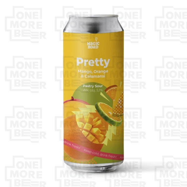MAGIC ROAD PRETTY MANGO, ORANGE & CALAMANSI PUSZKA 0,5 L