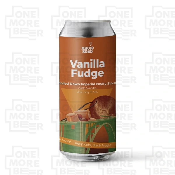 MAGIC ROAD VANILLA FUDGE PUSZKA 0,44 L