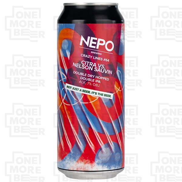 NEPO CITRA VS. NELSON SAUVIN — CRAZY LINES #64 PUSZKA 0,5 L