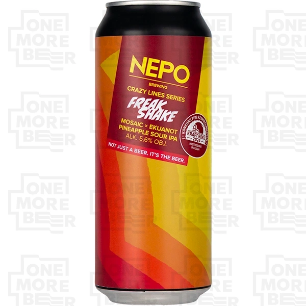 NEPO FREAK SHAKE - CRAZY LINES PUSZKA 0,5 L