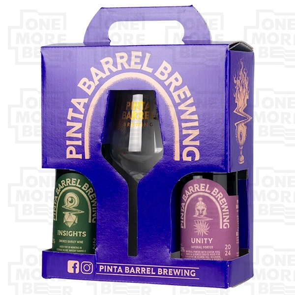 PINTA BARREL BREWING ZESTAW 2 PIWA + KIELISZEK HARMONY 2023