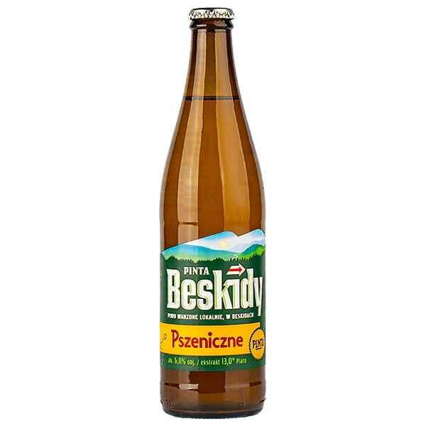 PINTA BESKIDY PSZENICZNE 13,0° BUT. 0,5 L