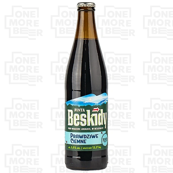 PINTA BESKIDY PRAWDZIWE CIEMNE 13,0° BUT. 0,5 L
