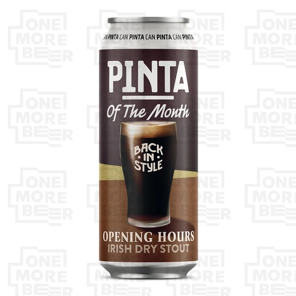 PINTA OPENING HOURS 10,5° PUSZKA 0,5 L