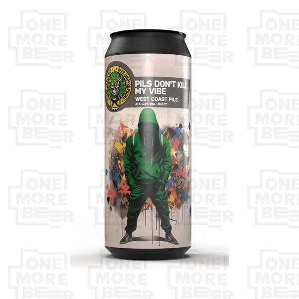 PIWNE PODZIEMIE PILS DON’T KILL MY VIBE PUSZKA 0,5 L