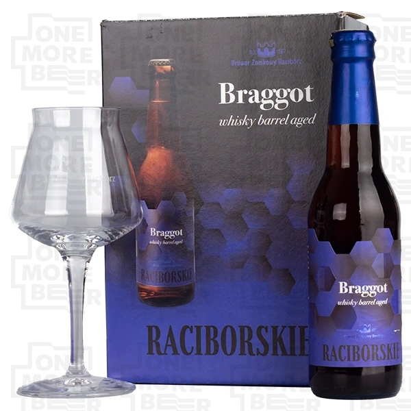 RACIBORSKIE ZESTAW BRAGGOT WHISKY BA + POKAL