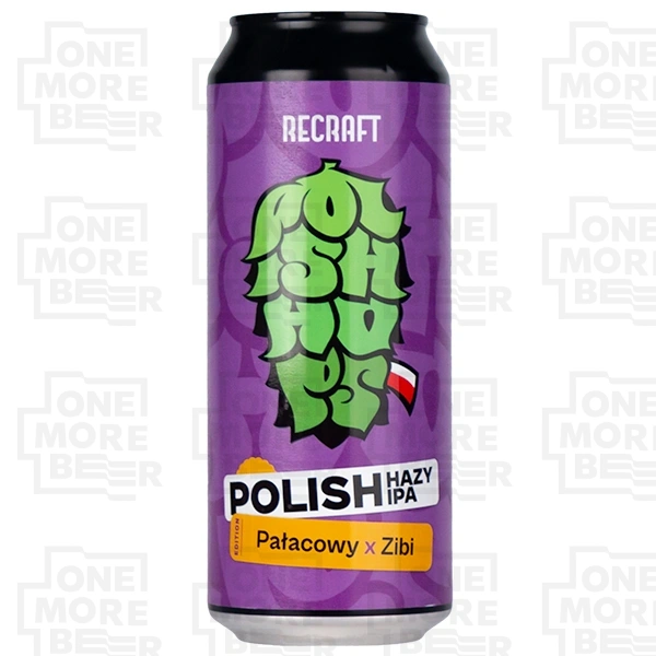 RECRAFT POLISH HAZY IPA PAŁACOWY & ZIBI PUSZKA 0,5 L