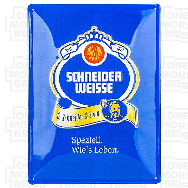 SCHNEIDER WEISSE BLACHA REKLAMOWA