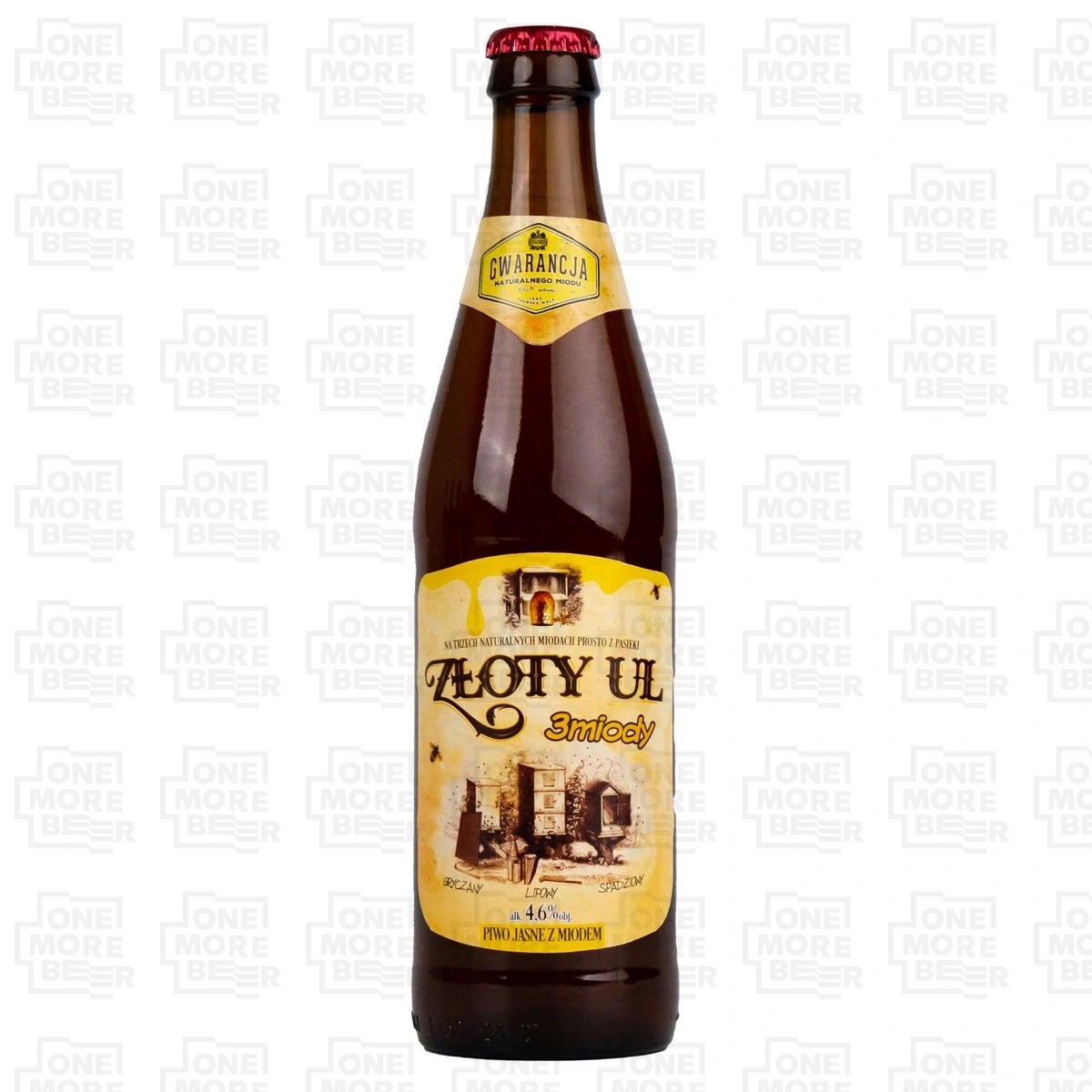 STAROPOLSKI ZŁOTY UL 3 MIODY BUT. 0,5 L