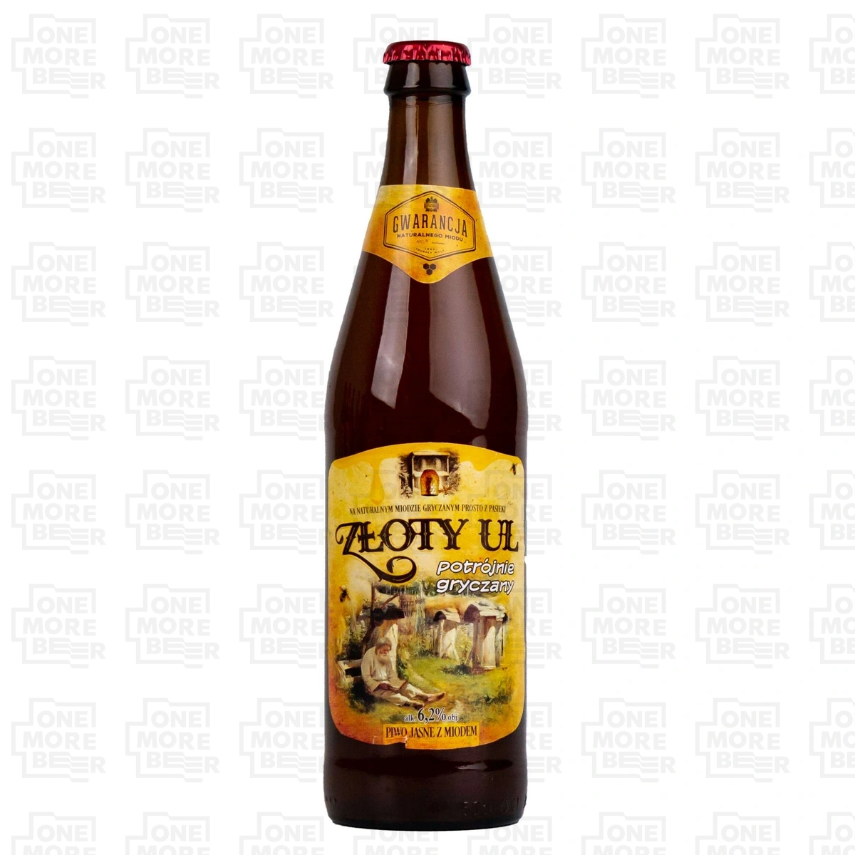 STAROPOLSKI ZŁOTY UL POTRÓJNIE GRYCZANE BUT. 0,5 L