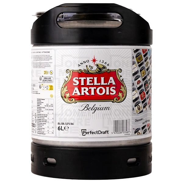 STELLA ARTOIS KEG PERFECTDRAFT 6 L