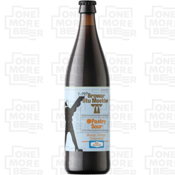 STU MOSTÓW NO ALCOHOLIC PASTRY SOUR MANGO ORANGE CREAMSICLE BUT. 0,5 L