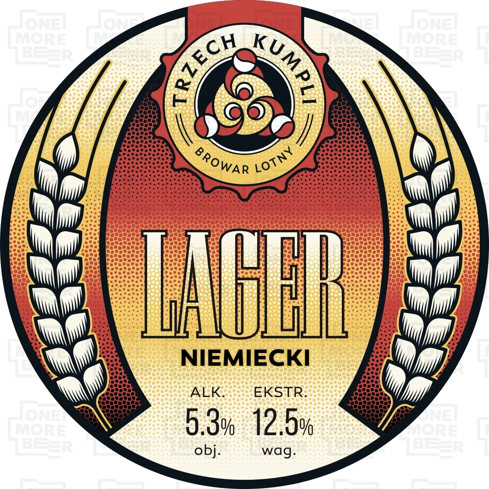 TRZECH KUMPLI LAGER NIEMIECKI KEG 30 L