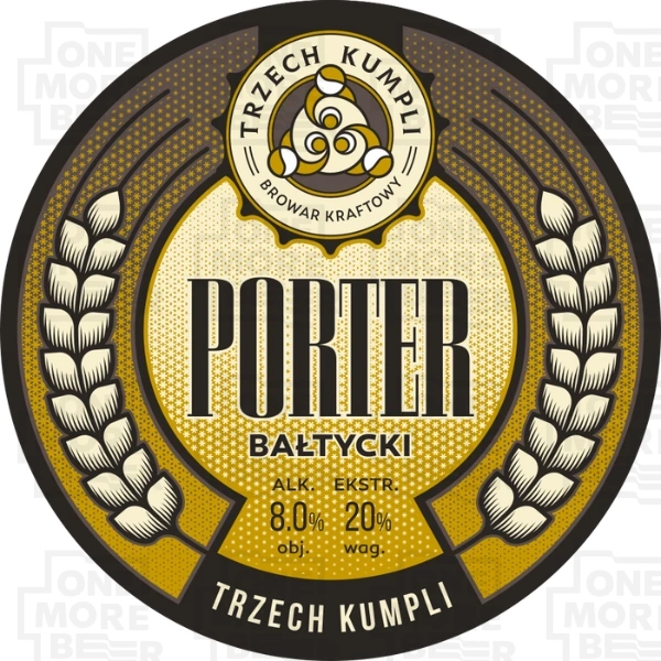 TRZECH KUMPLI PORTER BAŁTYCKI KEG 30 L