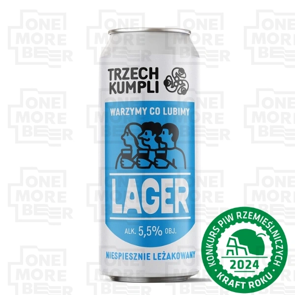 TRZECH KUMPLI LAGER PUSZKA 0,5 L