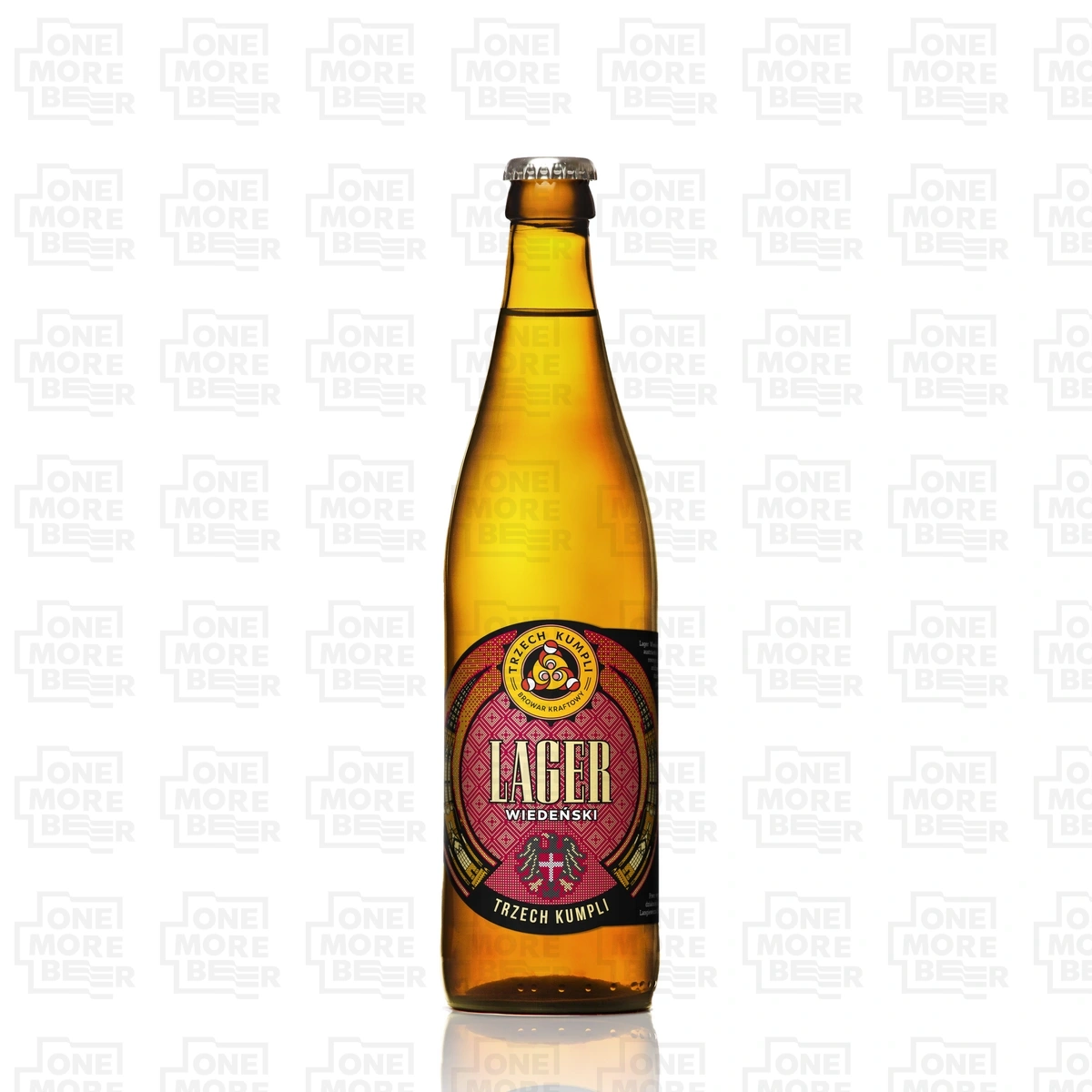 TRZECH KUMPLI LAGER WIEDEŃSKI BUT. 0,5 L