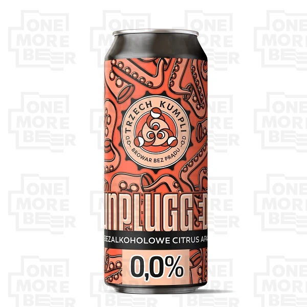 TRZECH KUMPLI UNPLUGGED CITRUS APA 0,0% PUSZKA 0,5 L
